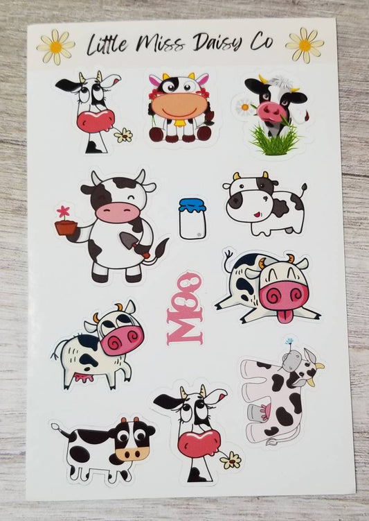 Cow stickers