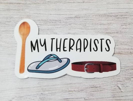 Chancla Therapist Sticker