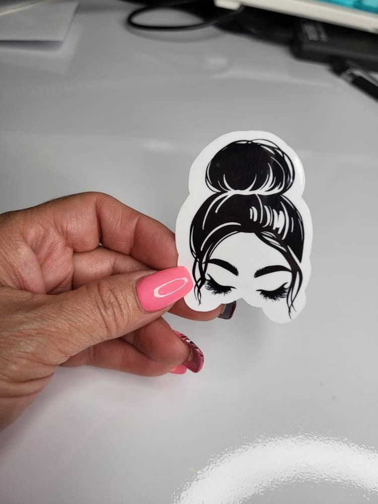 Lash girl sticker