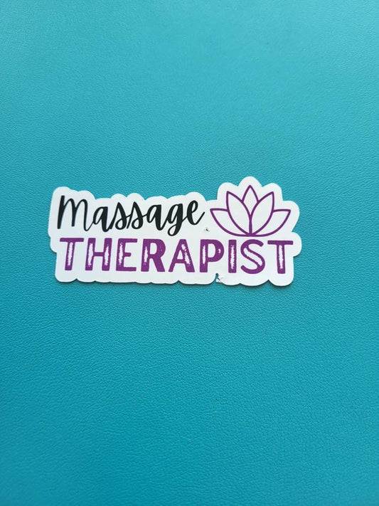 Massage therapist sticker