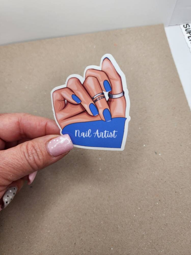 Nail artist sticker