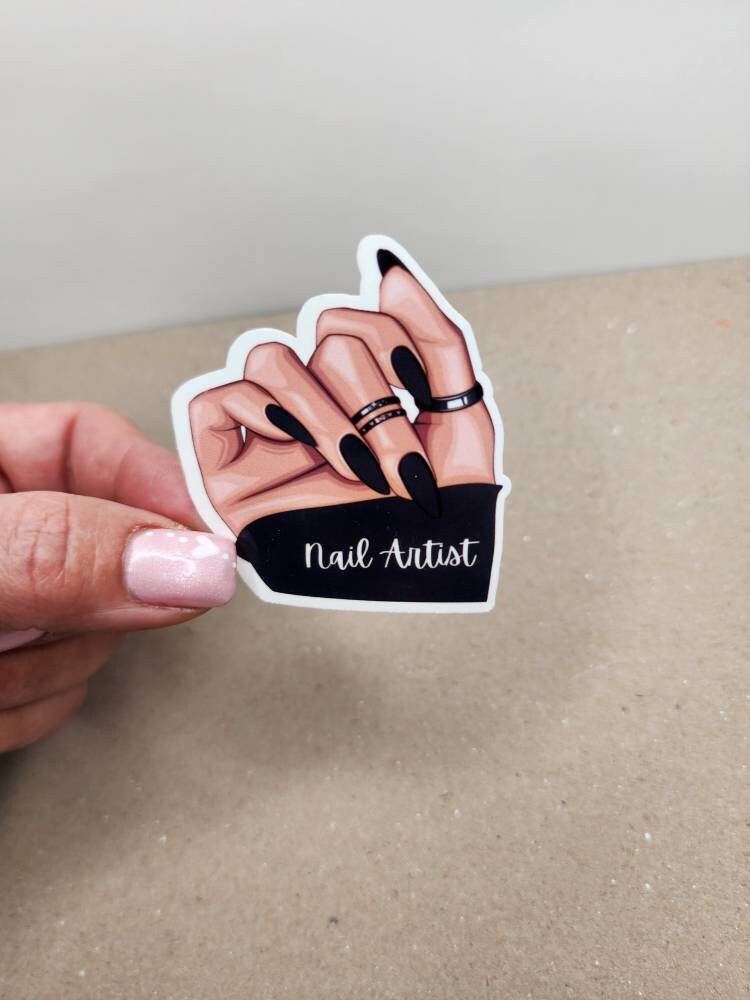 Nail artist sticker