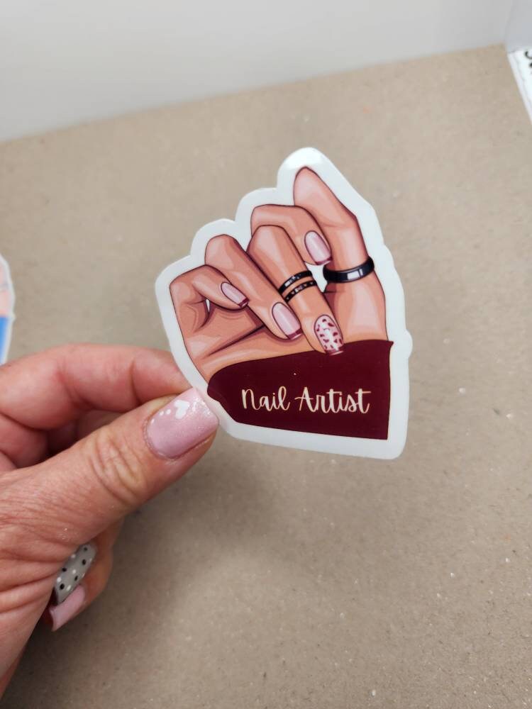 Nail artist sticker