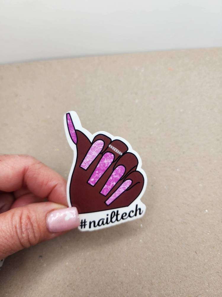 Nail tech waterproof sticker