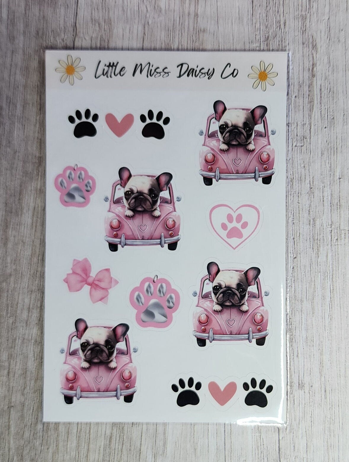 Pug Sticker Sheet