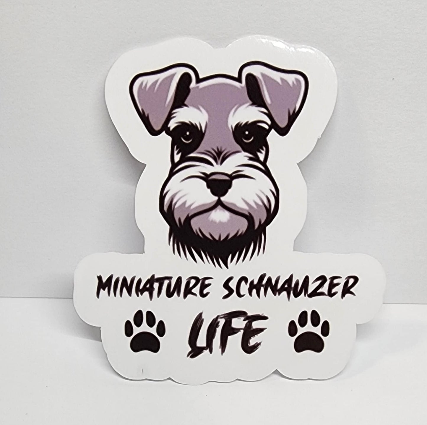 Mini Schnauzer Life Sticker