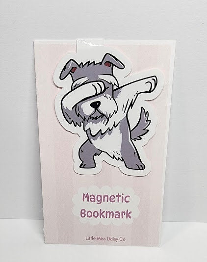 Schnauzer magnetic bookmark